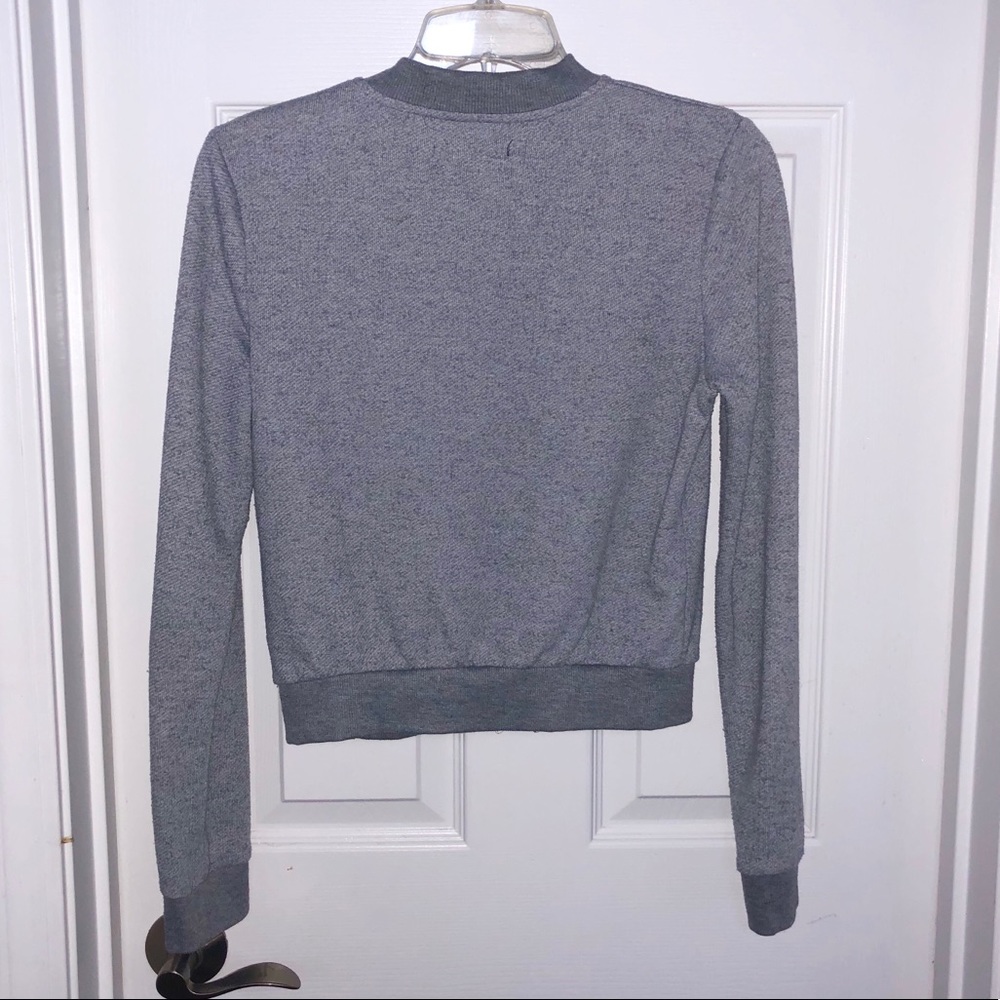 Gray Bomber Jacket - Picture 5 of 5